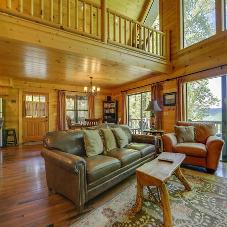 Bryson City Cabin With Hot Tub And Mountain Views! Exteriör bild