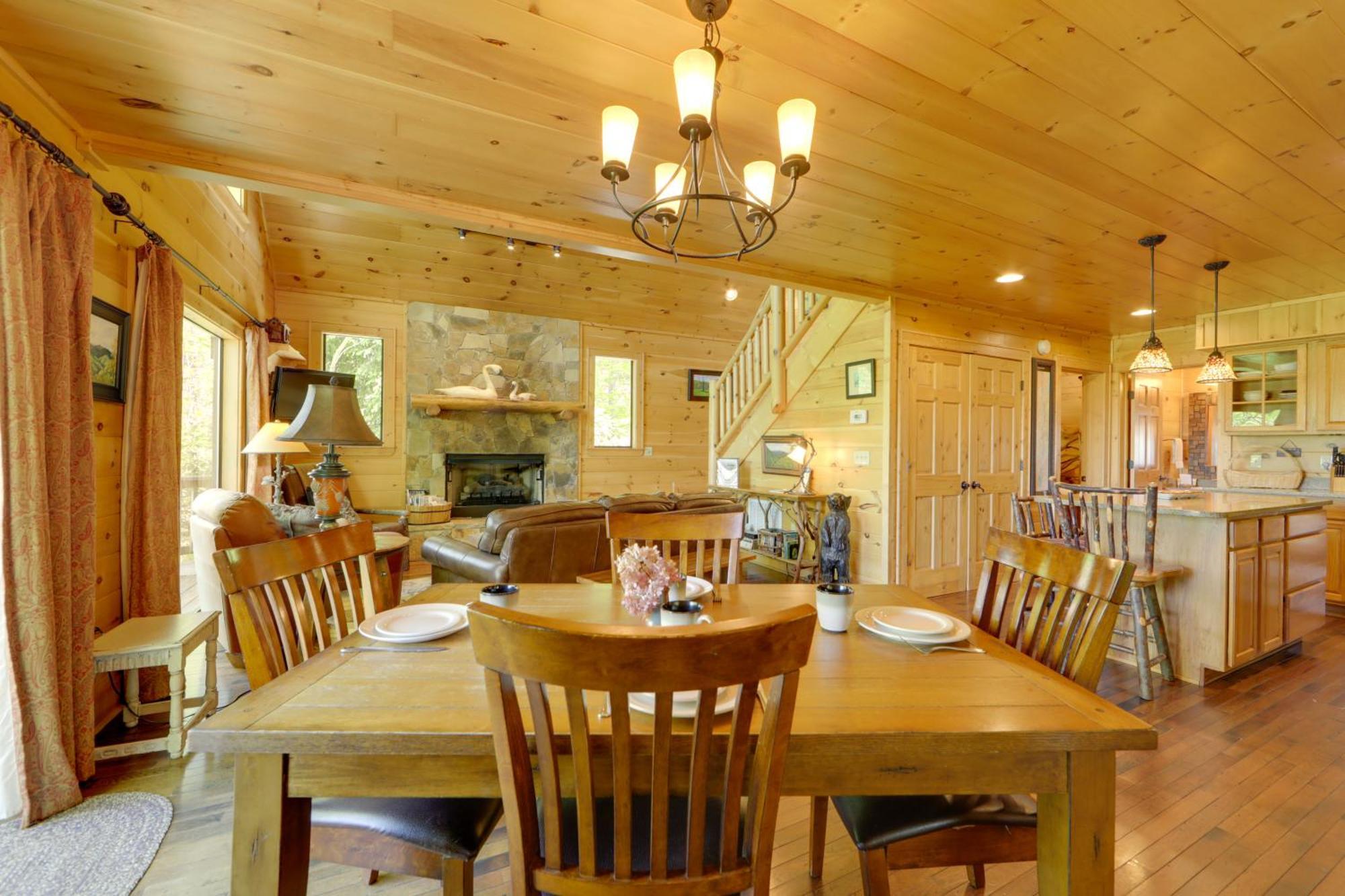 Bryson City Cabin With Hot Tub And Mountain Views! Exteriör bild