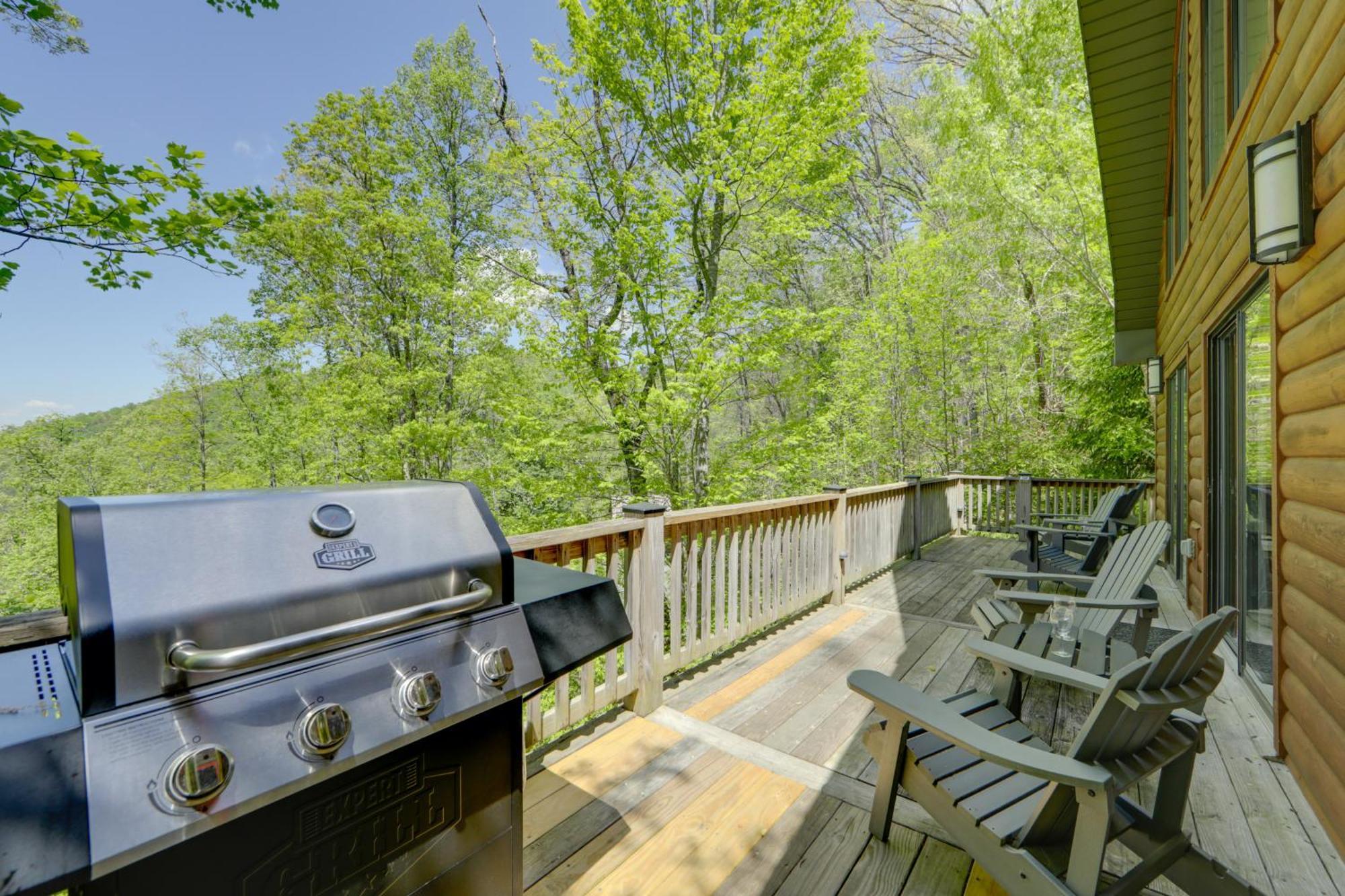 Bryson City Cabin With Hot Tub And Mountain Views! Exteriör bild